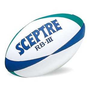 SCEPTRE セプター ラグビー ボール RB-3 ジュニアレースレス SP713 ネイビー×ターコイズブルー [3号球 (低学年用)]