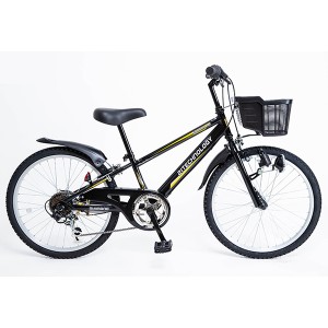 21Technology KD226 ブラック [子供用自転車（22インチ・6段変速）] メーカー直送