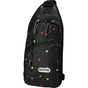 【9/23ポイントUP】OUTDOOR アウトドアプロダクツ CODURA SERIES ボディバッグ 星柄 6223295