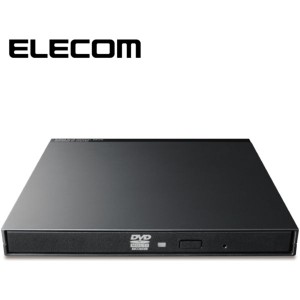 ELECOM LDR-PMK8U2VBK [DVDマルチ ドライブ 外付け mini-B USB2.0 書き込み / データバックアップ ブラック] メーカー直送