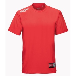 Rawlings ローリングス 野球 シャツ 超伸 プレーヤーTシャツ レッド/ホワイト AST10F01T-RD/W-SS RD/W