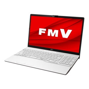 富士通 FMVA480HW プレミアムホワイト LIFEBOOK [ノートパソコン 15.6型 / Win11 Home / DVDスーパーマルチ / Office搭載]