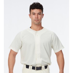 Rawlings ローリングス 野球 ベースボールシャツ フルボタンベースボールシャツ 4Dアイボリー ATS13S02-4DIVY-S 4DIVY