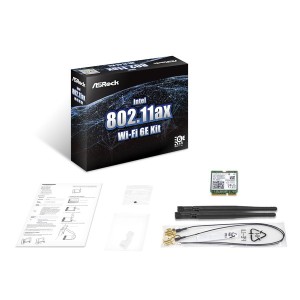 ASRock Intel 802.11ax Wi-Fi 6E Kit ASRock [無線LANモジュール]
