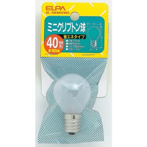 朝日電器 G-103H(W) [クリプトン球 40W (白熱電球)]