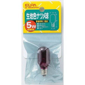 朝日電器 G-05H(R) [生地色ナツメ球 5W (白熱電球)]