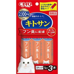 いなばペットフード CIAO 健康サポート(スティック)キトサン 1g×3本【あす着】