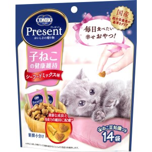 日本ペットフード コンボプレゼント おやつ 子猫の健康維持 シーフードミックス味 42g