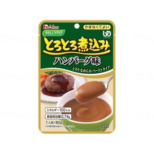 ハウス食品 やさしくラクケア とろとろ煮込みのレトルト ハンバーグ 88468 メーカー直送