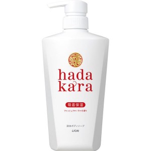 ライオン hadakara ハダカラ ボディソープ フレッシュフローラルの香り 本体 500ml