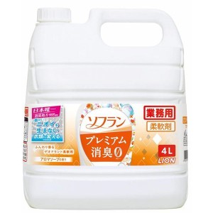 ライオンハイジーン ソフランプレミアム 消臭 アロマソープの香り 4L【あす着】