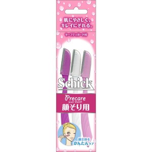 シック Lディスポ (顔・眉毛用) 3本入 セーフィガード付 女性 カミソリ フェイス Schick