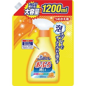 日本合成洗剤 ニチゴー 泡スプレー おふろ洗い 大容量 つめかえ用 1200ml