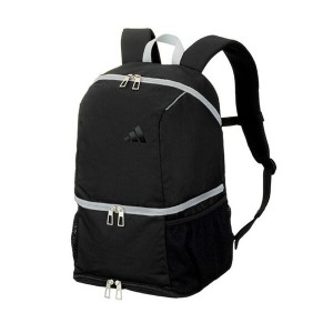 ADIDAS アディダス ボール用デイパック 24L 黒色×青色 ADP42BK