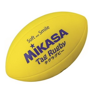 MIKASA TRS-Y スマイルタグラグビーボール 4号球(小学生用) マシン縫い 黄