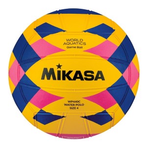 MIKASA WP440C ウォーターポロ 水球 国際水泳連盟 公認球 検定球 4号球 (女子用・一般・社会人・大学・高校・中学男子用) 発泡ゴム      