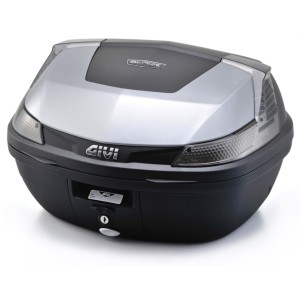 デイトナ D94832 GIVI (ジビ) リアボックス 47L シルバー TECHスモークレンズ モノロック B47シリーズ B47NTMLG730D