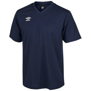 アンブロ サッカー ゲームシャツ ワンポイント ネイビー XA UAS6307 NVY XA
