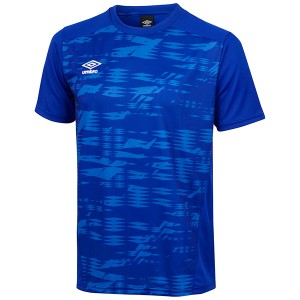 アンブロ サッカー ゲームシャツ グラフィック ブルー M UAS6310 BLU M