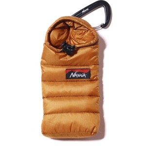 NANGA ナンガ ミニスリーピングバッグ フォンケース ゴールド Mini sleeping bag phone case - GLD NA2253-3A204 N1ScGL92