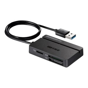 BUFFALO BSCR100U3BK ブラック [マルチカード リーダー/ライター(USB 3.0)]