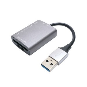 ミヨシ USR-ASD1/DS SD microSDカードリーダ ライタ USB-A ダークシルバー メーカー直送