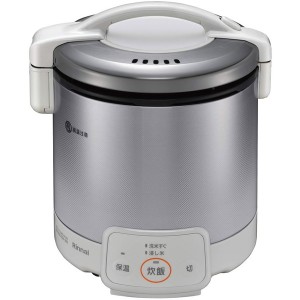 ガス炊飯器 都市ガス 5合炊き リンナイ Rinnai RR-050VQ(W)-13A グレイッシュホワイト こがまる