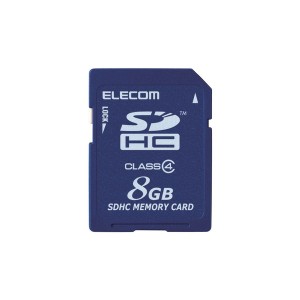 ELECOM MF-FSD008GC4/H SDHCカード Class4 8GB 法人専用 簡易パッケージ