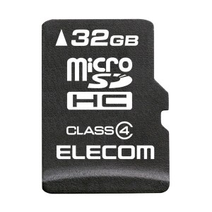 ELECOM MF-MSD032GC4R microSDHCカード データ復旧サービス付 Class4 32GB