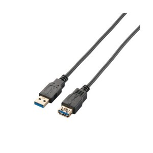 ELECOM USB3-EX20BK ブラック [極細USB3.0延長ケーブル（A-A） 2m]