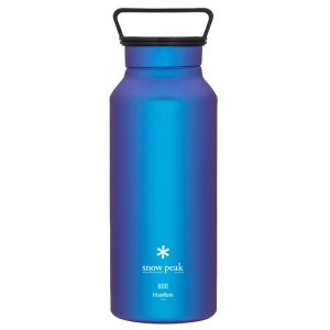 スノーピーク オーロラボトル800 ブルー ボトル 水筒 取っ手付き 800ml チタン コンパクト 登山 TW800BL TW-800-BL【あす着】