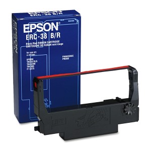 EPSON ERC-38BR 黒・赤 [ミニプリンター用リボンカートリッジ]