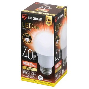 アイリスオーヤマ LDA4L-G-4T6 [LED電球 E26 広配光 40形相当 電球色]