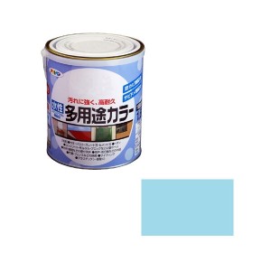 アサヒペン 水性多用途カラー 1.6L (水色)