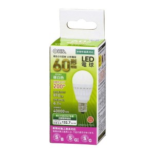 オーム電機 LDA6N-G-E17 IS51 [LED電球 (小形 E17 60形相当 昼白色)]