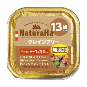 マルカン ナチュラハ グレインフリー やわらかビーフ&野菜入り 13歳以上用 100g