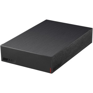 BUFFALO HD-LE4U3-BB ブラック [外付けハードディスク (パソコン&テレビ録画用/4TB/USB 3.2)] メーカー直送