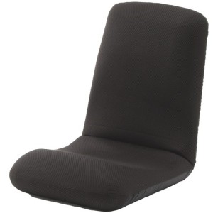 CELLUTANE 座椅子 ローチェアL ダブルラッセルブラック リクライニング 折り畳み コンパクト テレワーク A453a-349DBR メーカー直送