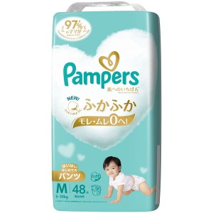 P&G パンパース 肌へのいちばん 5〜10kg はいはいはじめてのパンツ Mサイズ 48枚【あす着】