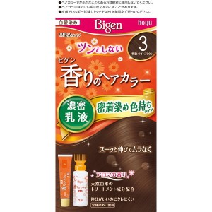 ホーユー ビゲン 香りのヘアカラー 乳液 3 1セット