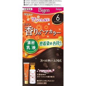 ホーユー ビゲン 香りのヘアカラー 乳液 6 1セット