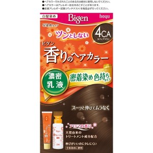 ホーユー ビゲン 香りのヘアカラー 乳液 4CA 1セット