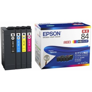 EPSON IC4CL84 [インクカートリッジ(4色パック・大容量タイプ)] メーカー直送