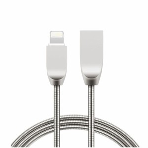 亜鉛合金 充電ケーブル 1ｍ  android micro usb type-C  USB   充電ケーブル  ホワイト スマホ スマートフォン ゲーム 高速充電 高耐久 