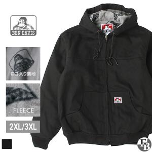ビッグサイズ ベンデイビス ジャケット メンズ フード付き フリースライナー ワークジャケット 2XL/3XL 344 BEN DAVIS / XXL 3L 4L 裏フ