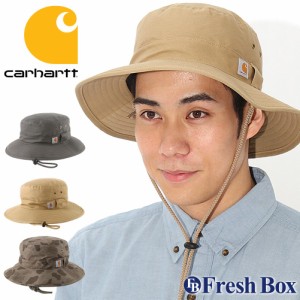 カーハート サファリハット 紐付き ラグドフレックスストレッチ メンズ レディース 104191 USAモデル ブランド Carhartt 帽子 ブーニーハ