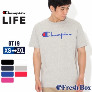 【送料無料】 Champion チャンピオン Tシャツ 半袖 クルーネック メンズ レディース USAモデル【メール便可】/ 半袖Tシャツ 大きいサイズ