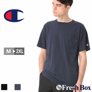 【送料無料】 Champion チャンピオン Tシャツ 半袖 メンズ レディース ポケット 無地 ロゴ M-2XL T40725 586DJA USAモデル【メール便可】