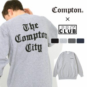 【送料無料】 トレーナー メンズ プロクラブ コンプトン コラボ comxpc0003 PRO CLUB COMPTON THE TIMES