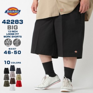 【送料無料】 [ビッグサイズ] Dickies ディッキーズ ハーフパンツ 42283 ルーズフィット メンズ 大きいサイズ 大きめ ゆったり ライブ フ